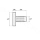 thumbnail image 2 of Topes Para Mesa Goodszone 10 Unidades Vinilo Transparente Orificio De 1 4, 2 of 6