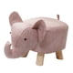 thumbnail image 2 of Banco De Elefante, Taburete Otomano De Almacenamiento De Madera Para Decoración De Habitaciones De Invitados, Rosa Al Aire Libre, 2 of 5