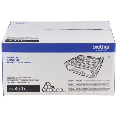 Unidad De Tambor Brother Dr431Cl Para Impresora, Rendimiento