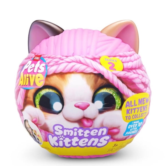 Peluche Pets Alive Smitten Kittens Serie 2 con sonido