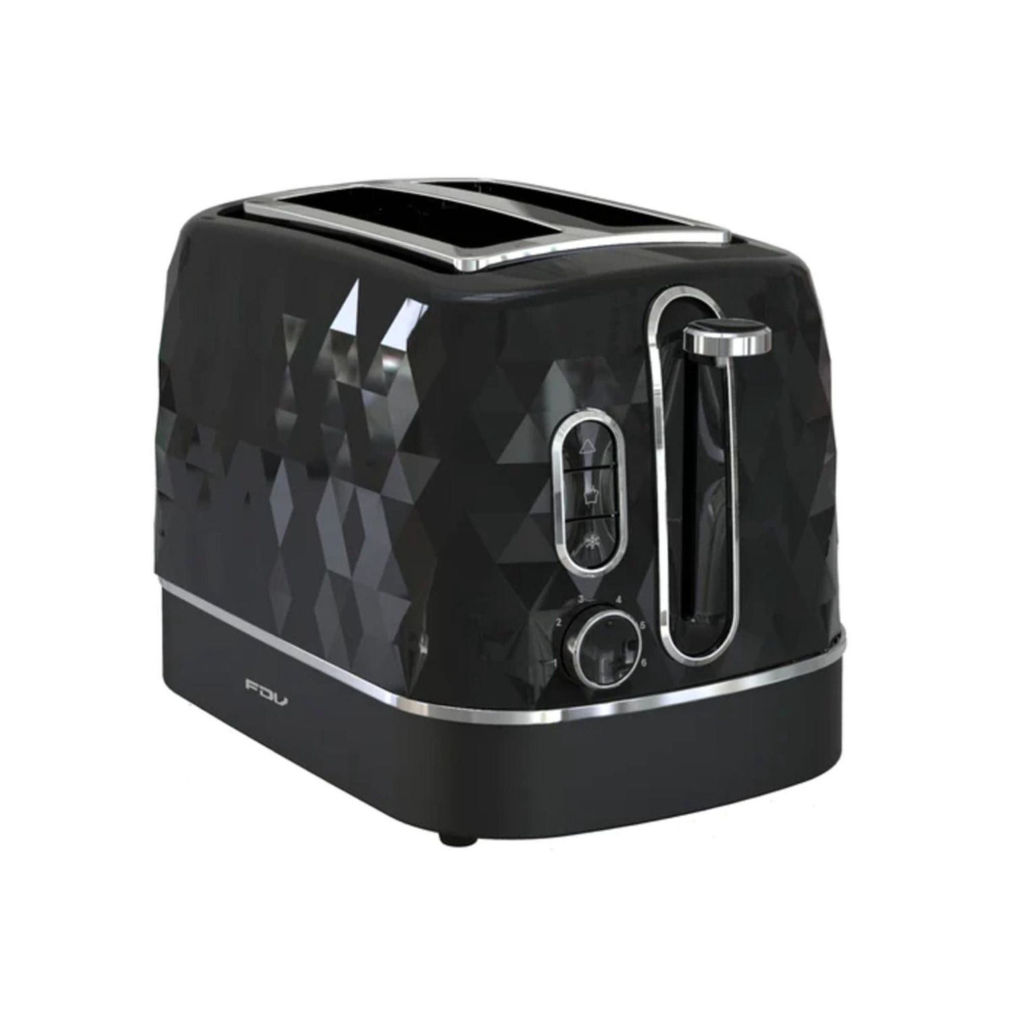 Tostador Diamond T3207 2 rebanadas FDV Color Negro