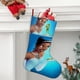 thumbnail image 2 of Tiana La Princesa y el Sapo Tema: Calcetines de Navidad, fino lino blanco para colgar en escaleras y chimenea, decoración navideña para el hogar, regalo de Navidad. 45cm × 32cm, 2 of 5