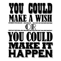 Rienda Libre Graphics - Decomural Make It Happen Inspirational Ws-34305