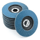 thumbnail image 2 of Disco Flap Traslapado Metal 4.5 Pulgadas Gr80 X 10 Unidades Azul, 2 of 3