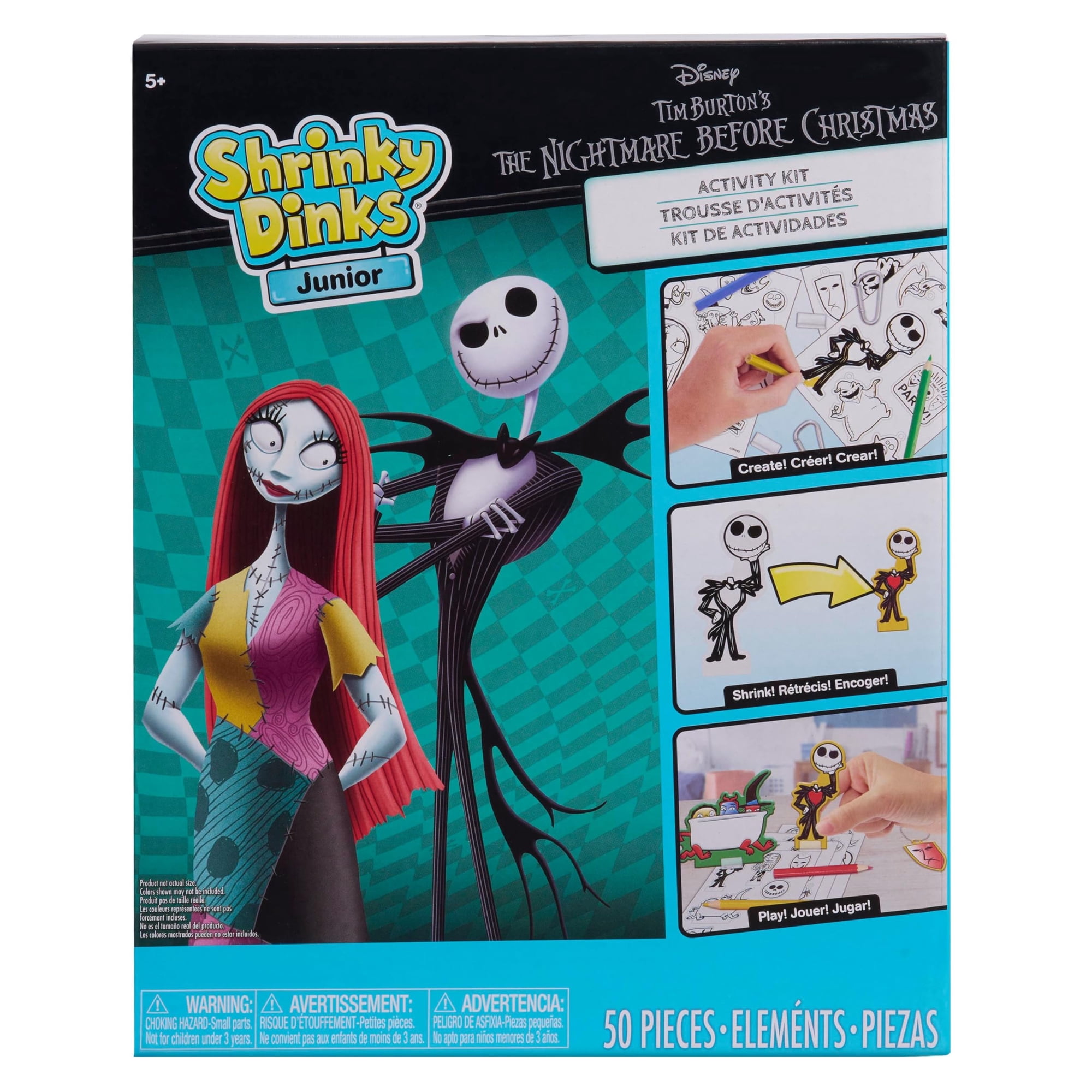 Kit De Actividades Just Play Shrinky Dinks Disney Nightmare 5+