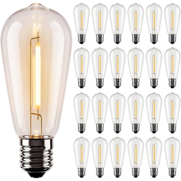 Lámpara LED Kivonfa ST40 E17 0.6W 2700K Regulable Pack 25