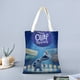 thumbnail image 2 of Olaf Presents Bolso de tela con estampado de lienzo para mujer, bolsa de compras reutilizable y estética, con cremallera interior, regalo para mujer,38*45cm., 2 of 6