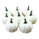 thumbnail image 2 of 8 Uds Calabazas Artificiales Blancas Cosecha De Otoño Para Decoración De Mesa De Halloween, 2 of 3