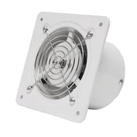 Bothyi - Ventilador De Escape De 4 "", Ventilador Cuadrado De 20 W Montado En La Pared Para Ventana, Lavandería, Oficina