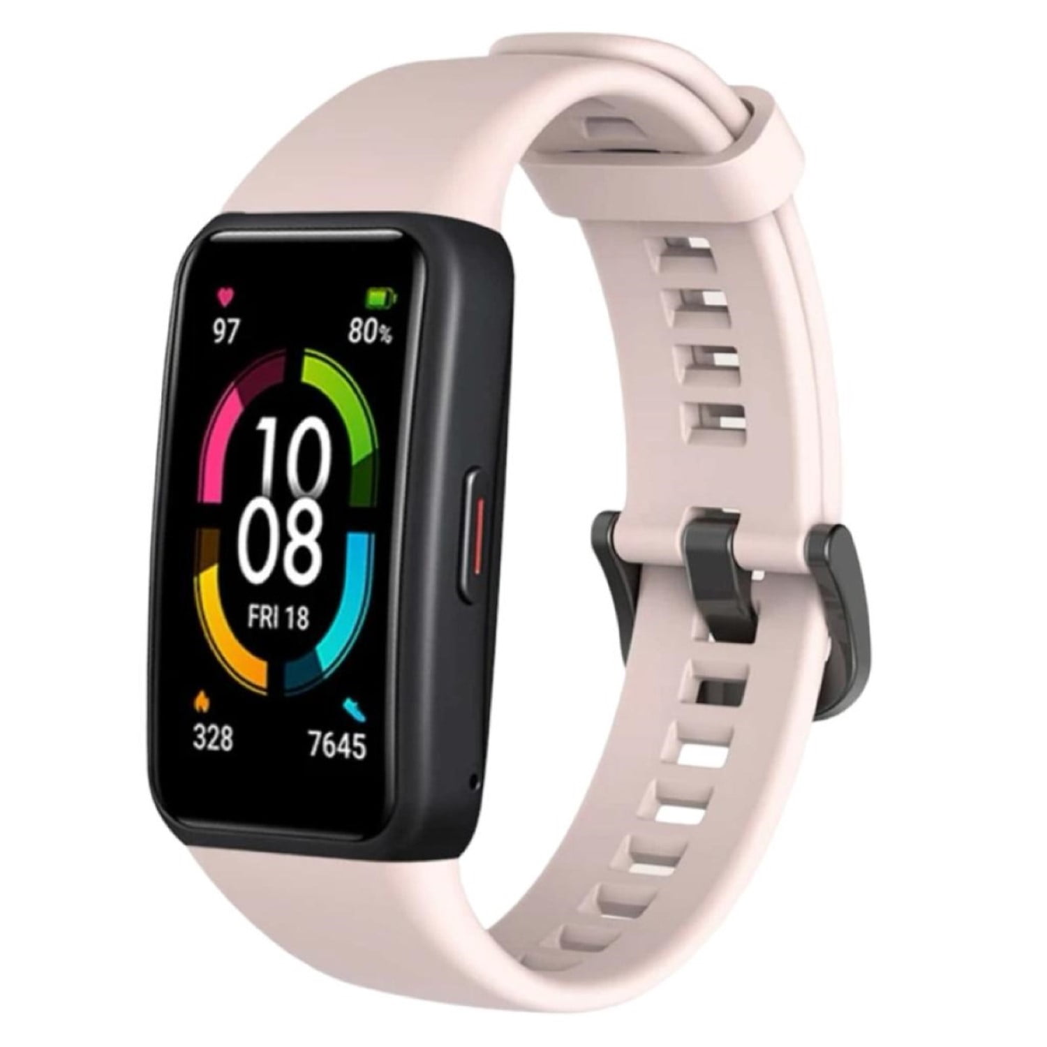 Mar Cases - Correa De Repuesto Silicona Para Huawei Honor Band 6/ Band 6 Rosado