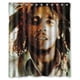 thumbnail image 1 of Cortina de ducha Bob Marley, juego de cortinas de baño con ganchos, tamaño 60 x 72 pulgadas, 1 of 3