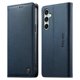 thumbnail image 1 of Funda Billetera de Cuero para [Samsung Galaxy S24 FE], Bloqueo RFID, Tarjetas y Soporte Azul, 1 of 5
