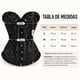 thumbnail image 4 of Corset Estilo Victoriano Con Broches Ajustable Disfraz Mujer negro M, 4 of 4