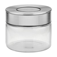 Contenedor De Vidrio Purezza Con Tapa De Acero Inoxidable De 0,4L Tramontina