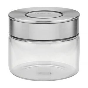 Contenedor De Vidrio Purezza Con Tapa De Acero Inoxidable De 0,4L Tramontina