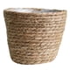 thumbnail image 5 of Cesta Rústica Hecha A Mano De Ratán Natural Con Algas Marinas 19x19x25CM Grande, 5 of 5