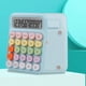 thumbnail image 5 of Calculadora Escritorio 12 Digitos Pantalla Grande Celeste, 5 of 6