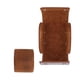 thumbnail image 1 of Organizador De Caja De Relojes De Cuero PU Con Escaparate De Hebilla Para Regalos De Hombres En Casa 1 Ranura Marrón, 1 of 3