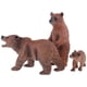 thumbnail image 3 of 3 Piezas Simulación Figura de Oso Juguete Modelo Animal Set Adornos de Escritorio para el Hogar, 3 of 5