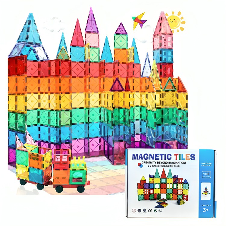 Genérico - Juego De Bloques De Construcción Magnéticos 3D