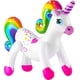 thumbnail image 4 of Unicornio arcoíris inflable de 24 cm (paquete de 2) para playa y piscina, 4 of 8