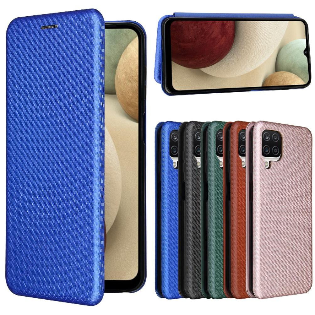 Funda Flip Para Foxdock Samsung Galaxy A12（m12） - Funda Magnética De Negocios, Funda Protectora Delgada