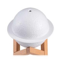 Total Click - Humidificador Difusor De Aire Lampara Luna 3D 300Ml