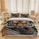 thumbnail image 1 of Tiger Mother and Son Heartwarming Moment Pattern Set Soft and Comfortable Bedding Set, 1 of 5