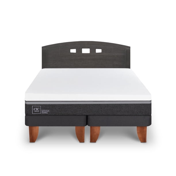 Cama Europea Europea Ortopedic Advance 2P Bd Respaldo Gales 2 Plaza Base Dividida