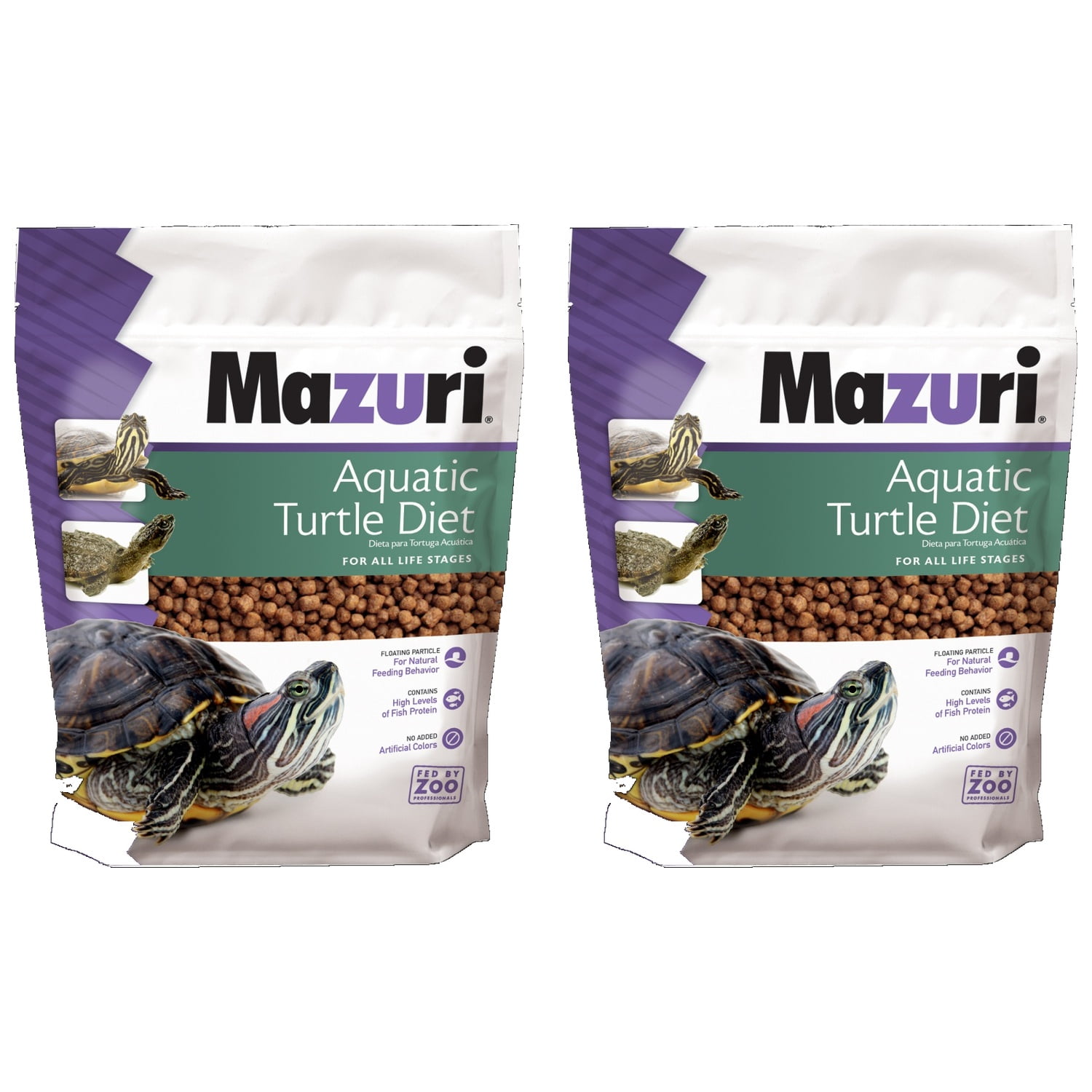 Pack X2 UN - MAZURI AQUATIC TURTLE DIET (340 GR)