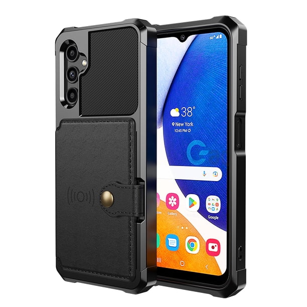 Stylish PU Leather Flip Wallet Cover With Photo Holder - Perfect for Samsung Galaxy A14 5G/A54 5G