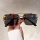 thumbnail image 2 of Stylish Rimless Sunglasses for Women & Men - UV400 Protection, Animal Decor & Gradient Lens - Perfect for Beach Parties!, 2 of 5