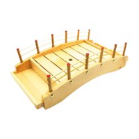 Bothyi - Plato De Servicio De Puentes De Sushi De Madera Para Un Plato Para Servir Para El Aperitivo