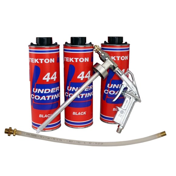 Recubrimiento bajo carrocería Tekton44 3 latas + kit de pulverizador