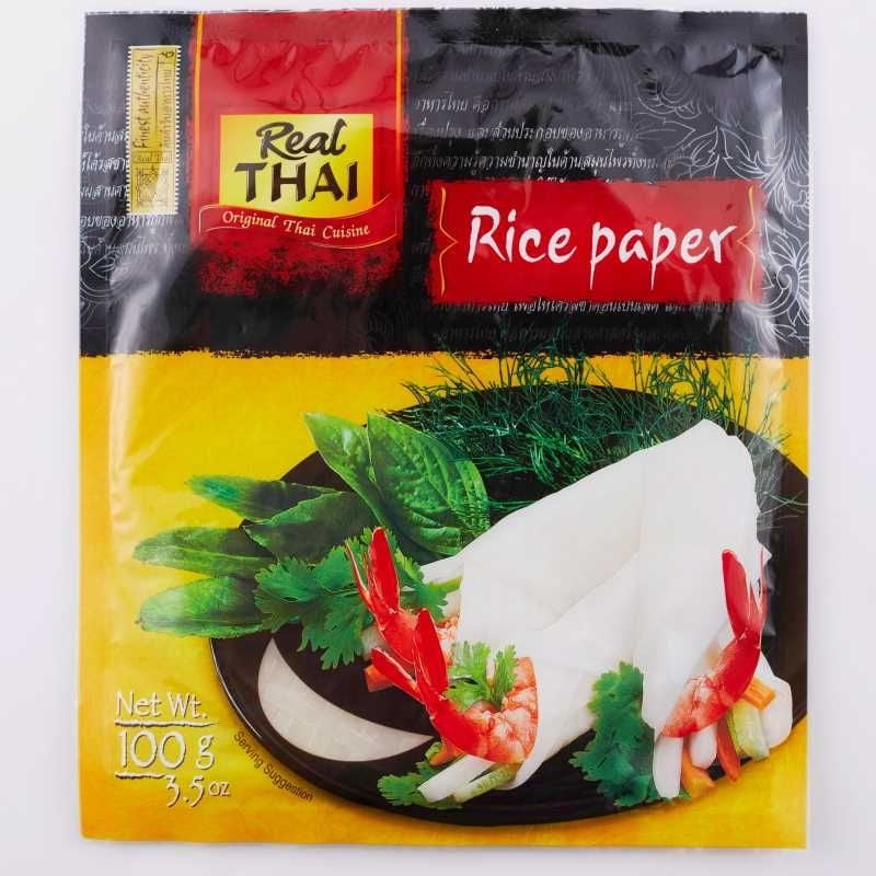 Papel De Arroz 22 Cm 100 g Real Thai