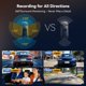 thumbnail image 4 of Cámara de tablero AZDOME 4 canales GPS 4K WiFi con control por voz, 4 of 9