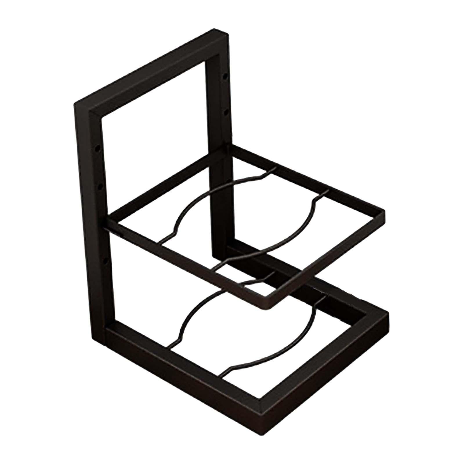 Magideal - Organizador De Ollas Y Sartenes, Estante De Cocina, Organizador De Cocina, Organizador De Sartenes, Estante Para El Hogar, Soporte De Utensilios De Co Dos Capas