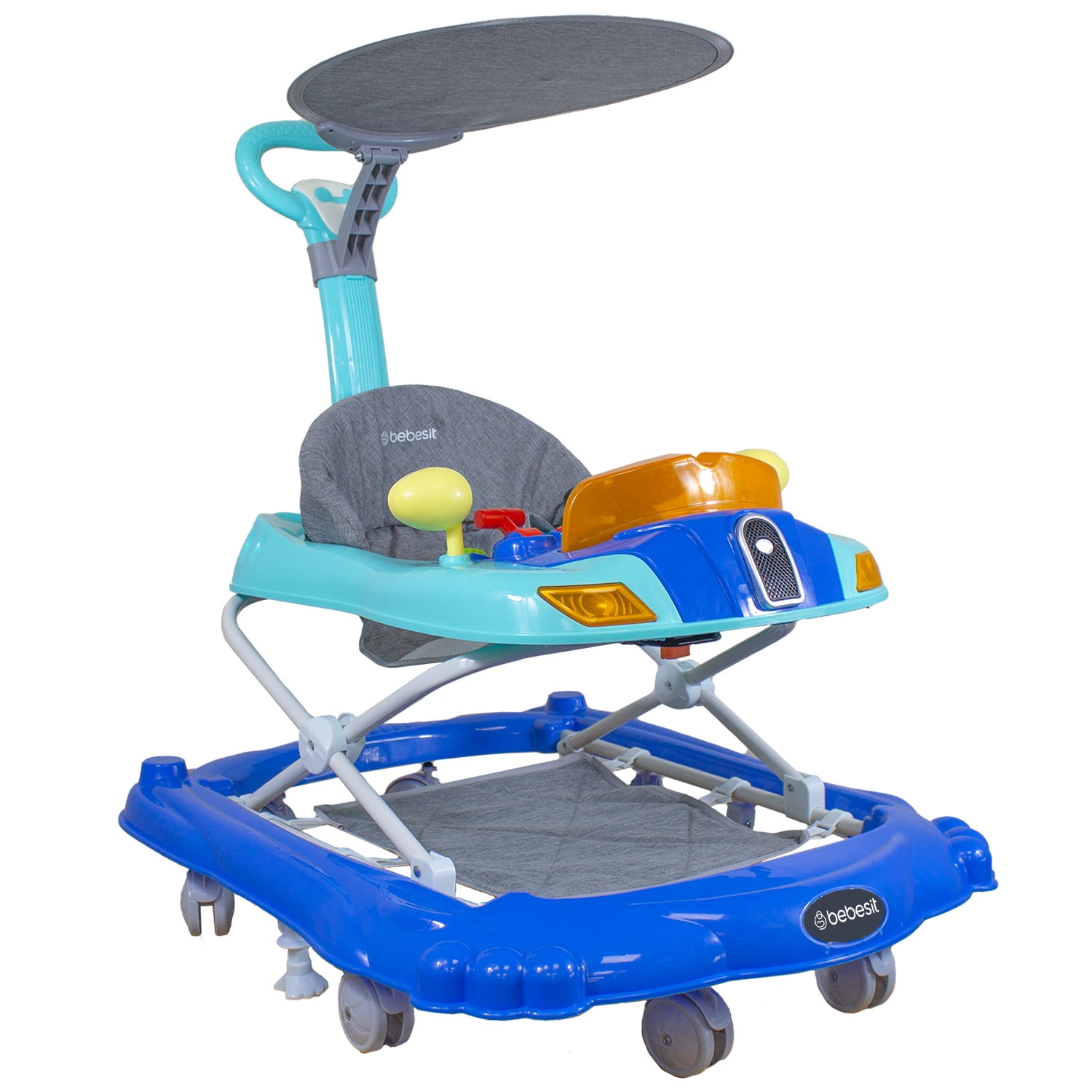 Bebesit - Andador 3 En 1 Discover & Play Azul