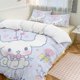 thumbnail image 1 of Cinnamoroll 3-Piece Twin Bed Set - Includes 1 Single Comforter And 2 Pillowcases Bedding - Fade Resistant Microfiber - Cinnamoroll, 1 of 4