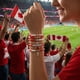 thumbnail image 5 of Set de 7 pulseras de cuentas Poasrelax de fútbol de Canadá, 5 of 5