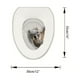 thumbnail image 3 of 1pc Funny Squirrel Toilet Tattoos Sticker for Elongated Toilet Lid Cover - Adds a Touch of Humor to Your Bathroom Decor, 3 of 4