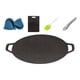 thumbnail image 4 of Pan Barbacoa Grill Plate Utensilios Durable Pan Grill Pan para exteriores e interiores Pesca Suministros de playa Viajes cortos , 38CM, 4 of 5