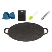 Ioensy - Parrilla Para Barbacoa, Sartenes Para Cocinar, Parrilla Para Barbacoa, Suministros Para Mochileros, Pesca, 28Cm