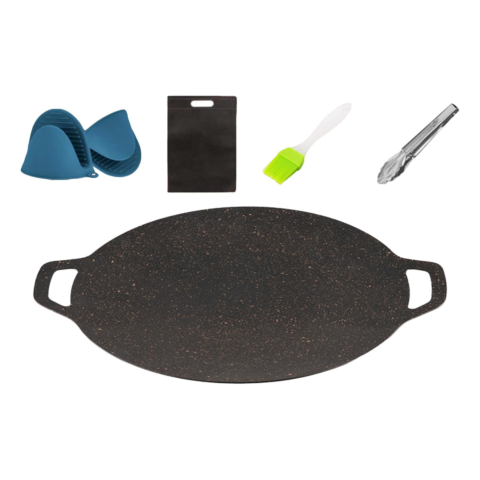 Ioensy - Parrilla Para Barbacoa, Sartenes Para Cocinar, Parrilla Para Barbacoa, Suministros Para Mochileros, Pesca, 28cm