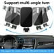 thumbnail image 4 of Soporte de teléfono para coche - Compatible con Mitsubishi Outlander ES Black Edition, soporte para pantalla - para Mitsubishi Outlander 2014-2021 (NO para Sport), 4 of 6
