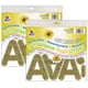 thumbnail image 1 of Letras autoadhesivas Pacon Gold Dazzle Puffy Font, paquete de 78, 1 of 1