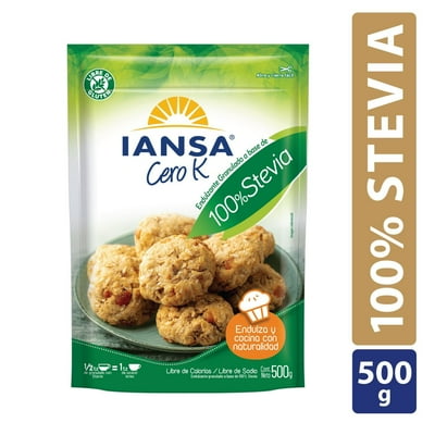 Endulzante Granulado Stevia Doypack 500 G Iansa Cero K