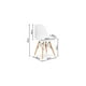 thumbnail image 3 of Set de 4 Sillas Eames DSW - Blanco, 3 of 3