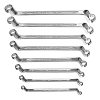 Genérico - Kit Set Juego Llaves Corona - Corona Curva 8Pcs 6-20Mm