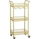 thumbnail image 1 of Carro Auxiliar Organizador Bar Cocina 3 Niveles Dorado Reika, 1 of 7